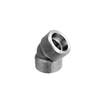 BNM make 3000LBSMS Elbow 45? Forged 3000LBS - Socketweld 32mm 1?"