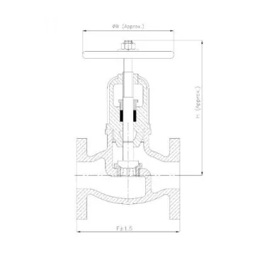 SANT Cast Iron Horizontal Check Valve CI 3A 32mm (1¼ Inch)