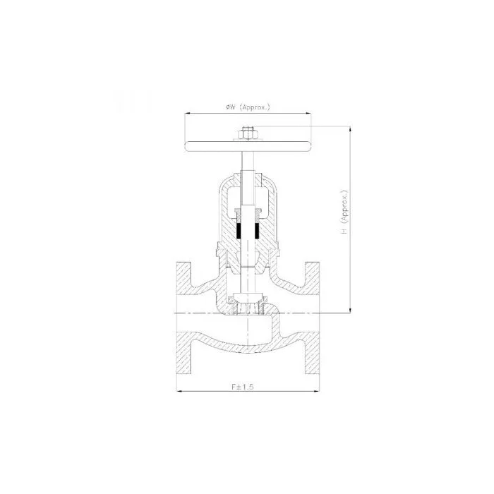 Sant,15mm ( 1/2 inch ),Angular Lift Check Valve,(Model IBR 9BS)|{sku},, 1