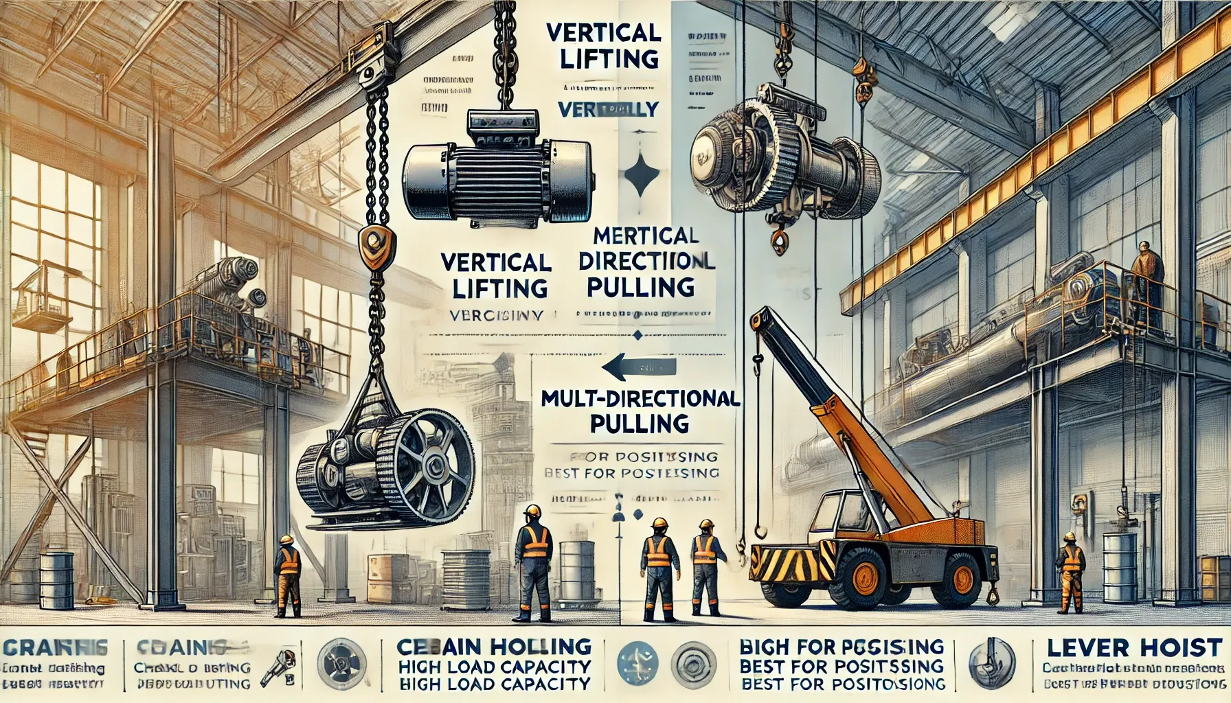 Chain Hoists vs. Lever Hoists: Where to Use What?