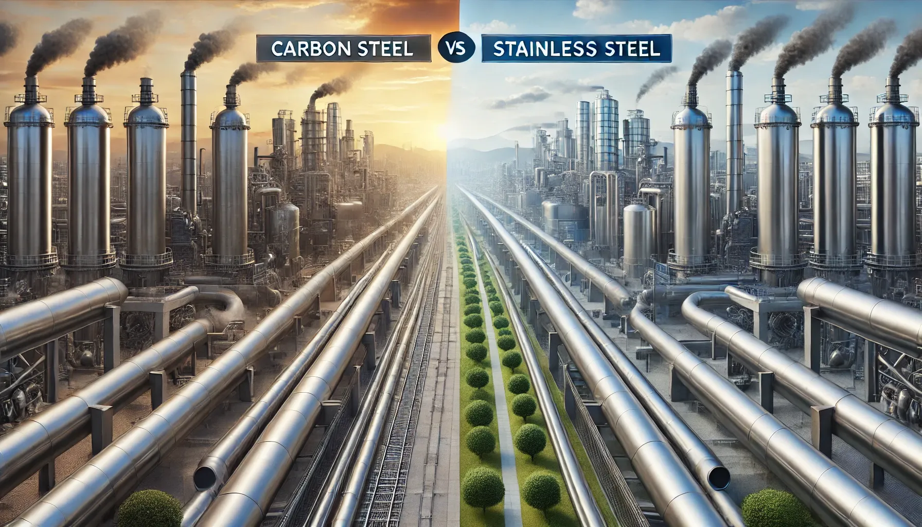 How to Choose Between Carbon Steel and Stainless Steel in Piping Projects