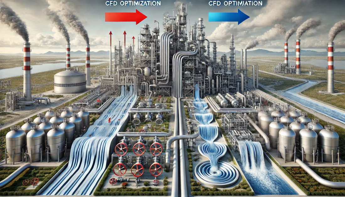 Using Computational Fluid Dynamics (CFD) to Optimize Piping & Valve Selection