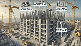 Types of Industrial Anchors and Their Load-Bearing Applications in RCC Structures